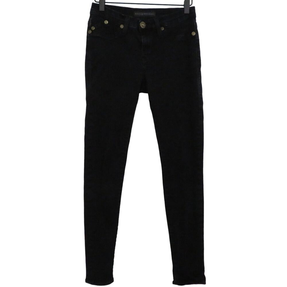Rock & Republic Womens Sz 6 Kashimiere Dark Wash Skinny Jeans Comfy Stretchy